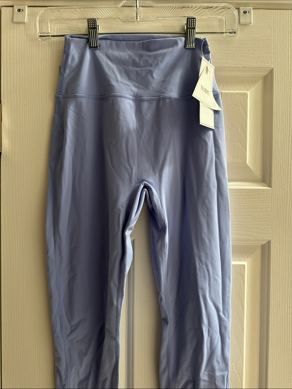 BuffBunny High-Waist Leggings Light Periwinkle Blue NWT Women’s Small Nubre Gym - Picture 2 of 6